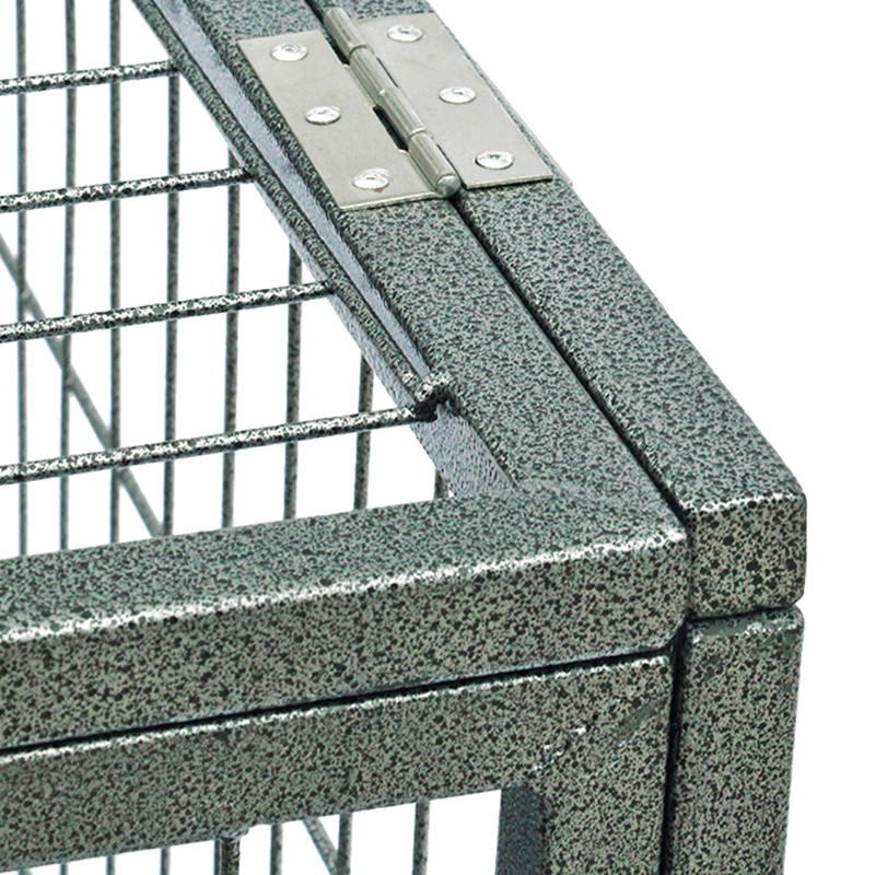 افتح قفص الكلب المعدني القابل للطي العلوي افتح قفص الكلب المعدني القابل للطي العلوي