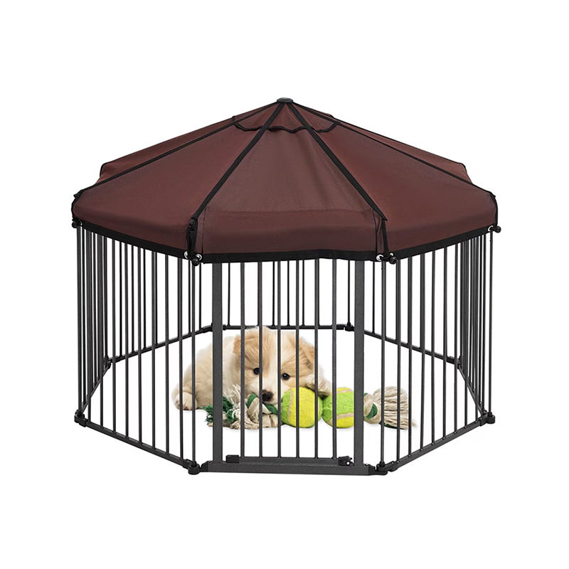 قفص الكلب الشاق في الهواء الطلق مع غطاء مقاوم للماء قفص الكلب الشاق في الهواء الطلق مع غطاء مقاوم للماء