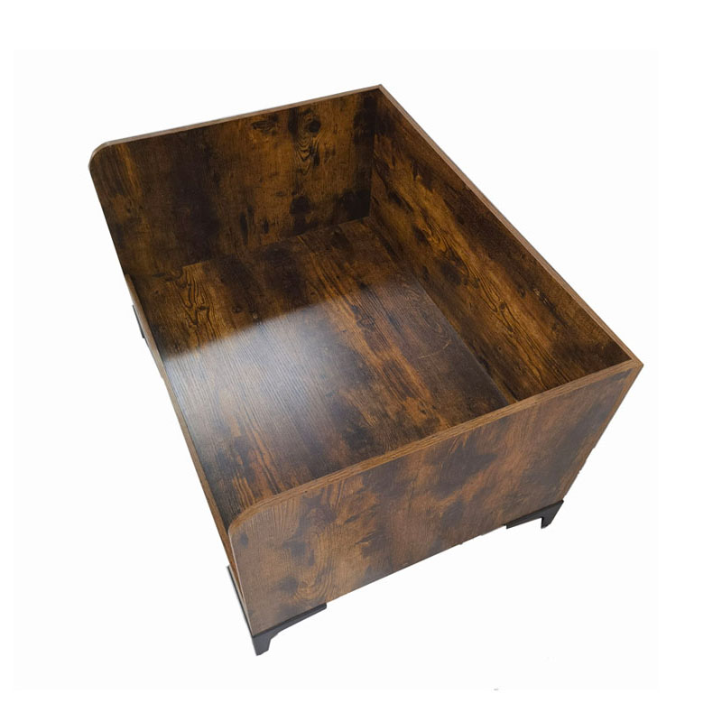 سرير الكلب الخشب الداخلي الحديث مع إطار سرير الكلب الخشب الداخلي الحديث مع إطار