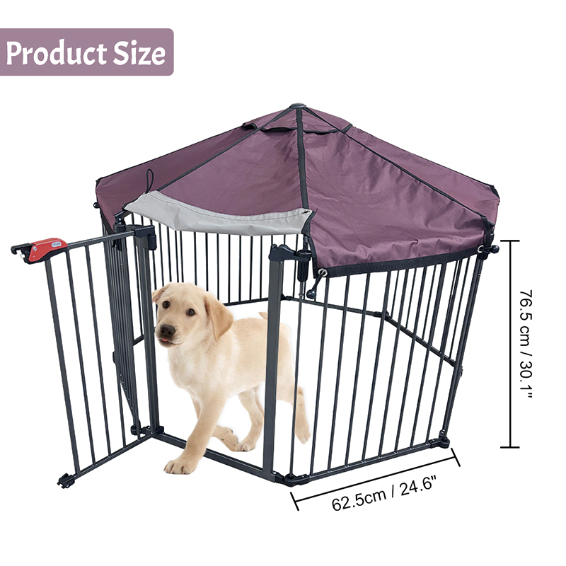 قفص الكلب الشاق في الهواء الطلق مع غطاء مقاوم للماء قفص الكلب الشاق في الهواء الطلق مع غطاء مقاوم للماء