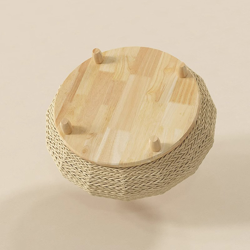 مصنوعة يدويًا كرافت ورقة عش المنسوجة سرير الكلب مصنوعة يدويًا كرافت ورقة عش المنسوجة سرير الكلب