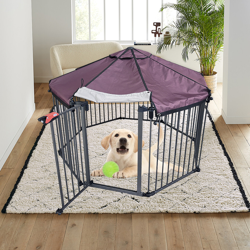 قفص الكلب الشاق في الهواء الطلق مع غطاء مقاوم للماء قفص الكلب الشاق في الهواء الطلق مع غطاء مقاوم للماء