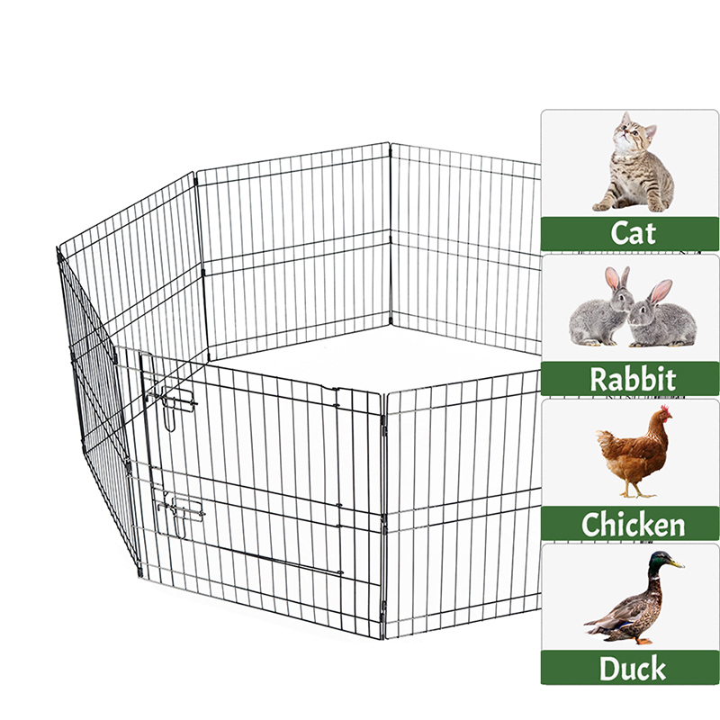 مبلغ مقبول من 8 ألواح قابلة للطي للعب الكلب المعدني مع الغطاء العلوي والوسادة السفلية مبلغ مقبول من 8 ألواح قابلة للطي للعب الكلب المعدني مع الغطاء العلوي والوسادة السفلية