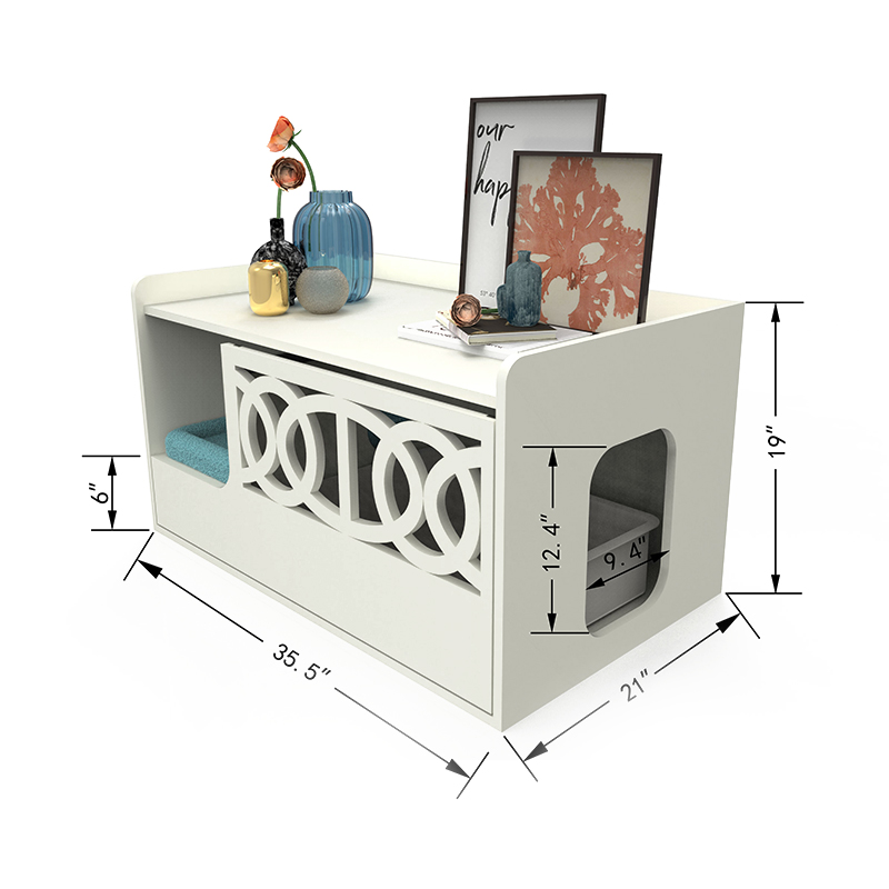 مرحاض الحمام المخفي حاوية القمامة الأثاث قفص القط قفص مرحاض الحمام المخفي حاوية القمامة الأثاث قفص القط قفص