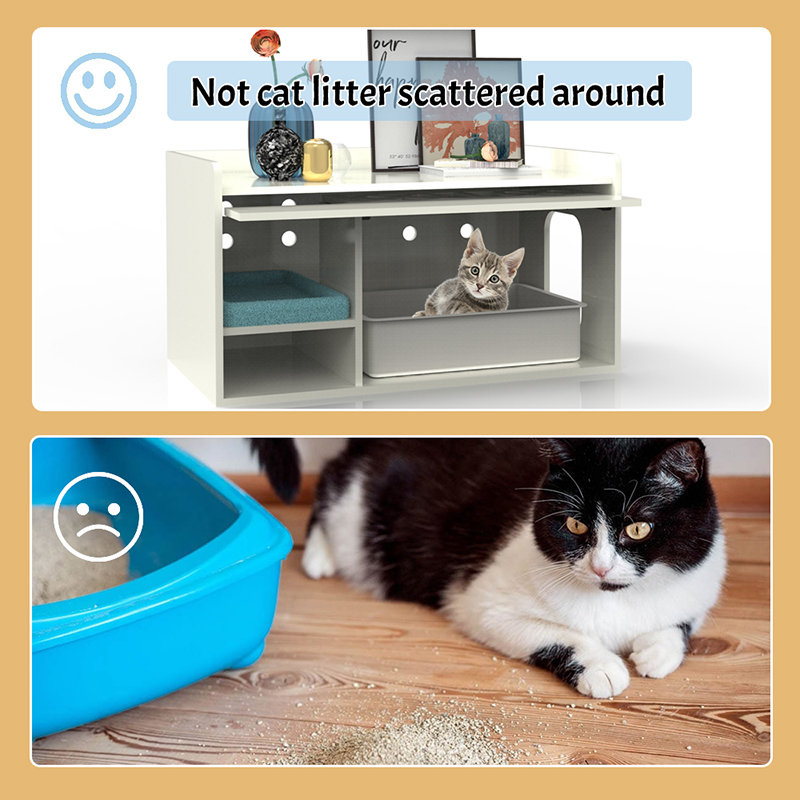 مرحاض الحمام المخفي حاوية القمامة الأثاث قفص القط قفص مرحاض الحمام المخفي حاوية القمامة الأثاث قفص القط قفص