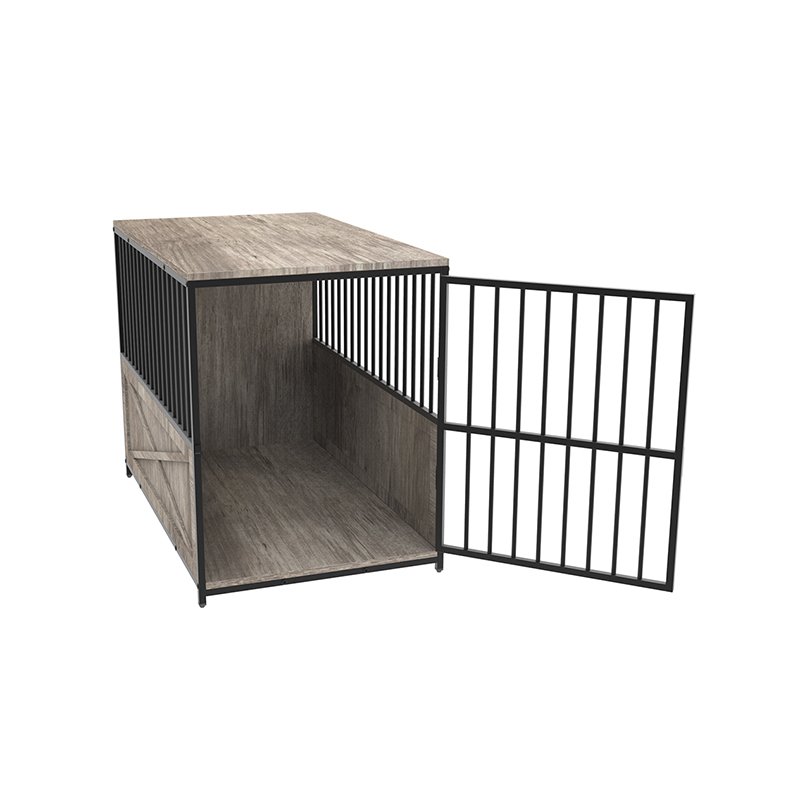 أقفاص الكلاب على غرار الأثاث المعدني الخشبي الداخلي أقفاص الكلاب على غرار الأثاث المعدني الخشبي الداخلي