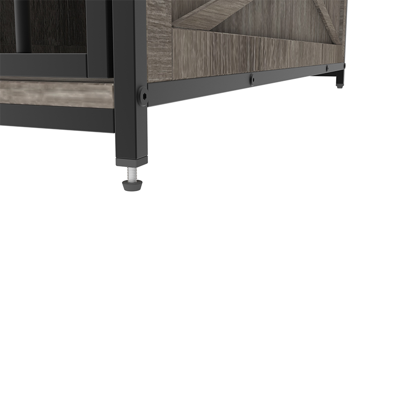 أقفاص الكلاب على غرار الأثاث المعدني الخشبي الداخلي أقفاص الكلاب على غرار الأثاث المعدني الخشبي الداخلي