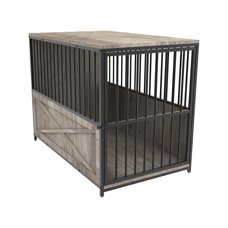 أقفاص الكلاب على غرار الأثاث المعدني الخشبي الداخلي أقفاص الكلاب على غرار الأثاث المعدني الخشبي الداخلي
