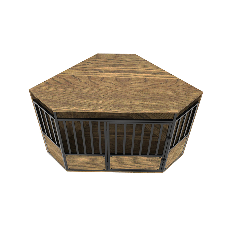 طاولة الزاوية الأثاث الداخلي قفص الكلب الخشبي الكبير طاولة الزاوية الأثاث الداخلي قفص الكلب الخشبي الكبير