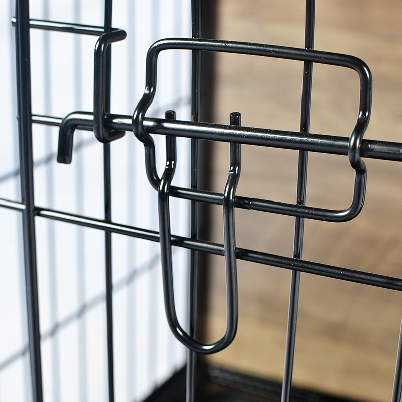 العاج الداخلي الأثاث الخشبي على غرار الكلب المعدني قفص الكلب العاج الداخلي الأثاث الخشبي على غرار الكلب المعدني قفص الكلب