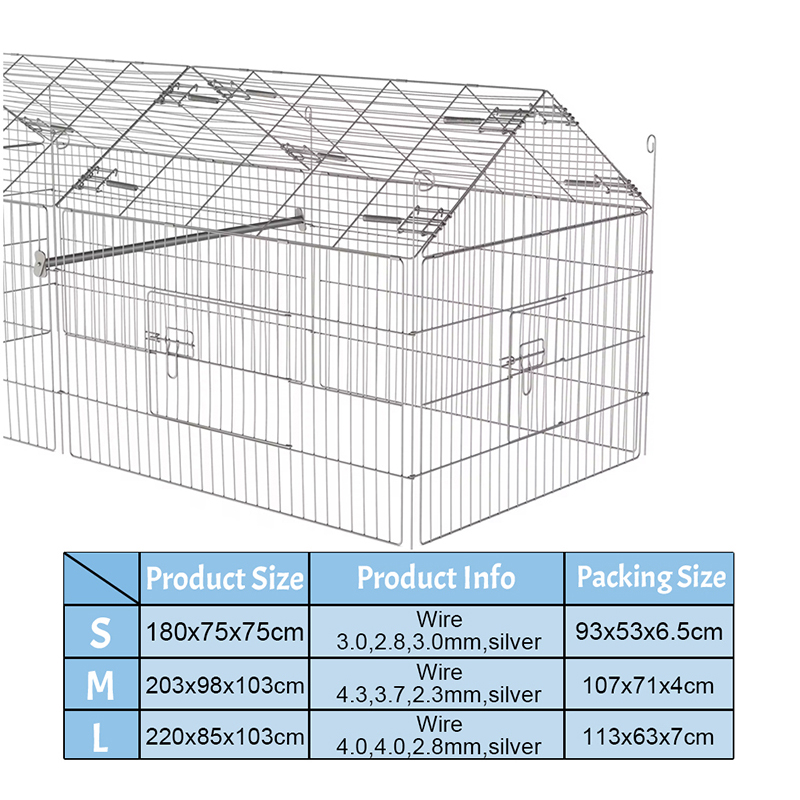 خارجي قابلة للطي سياج السياج سلك الدجاج مع غطاء الأشعة فوق البنفسجية خارجي قابلة للطي سياج السياج سلك الدجاج مع غطاء الأشعة فوق البنفسجية