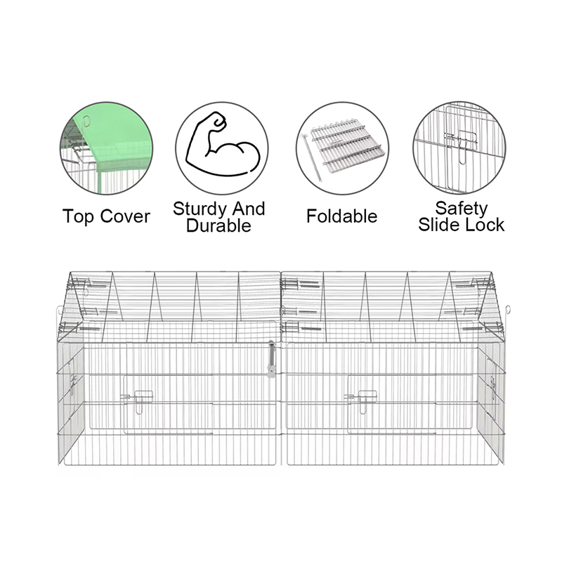 خارجي قابلة للطي سياج السياج سلك الدجاج مع غطاء الأشعة فوق البنفسجية خارجي قابلة للطي سياج السياج سلك الدجاج مع غطاء الأشعة فوق البنفسجية