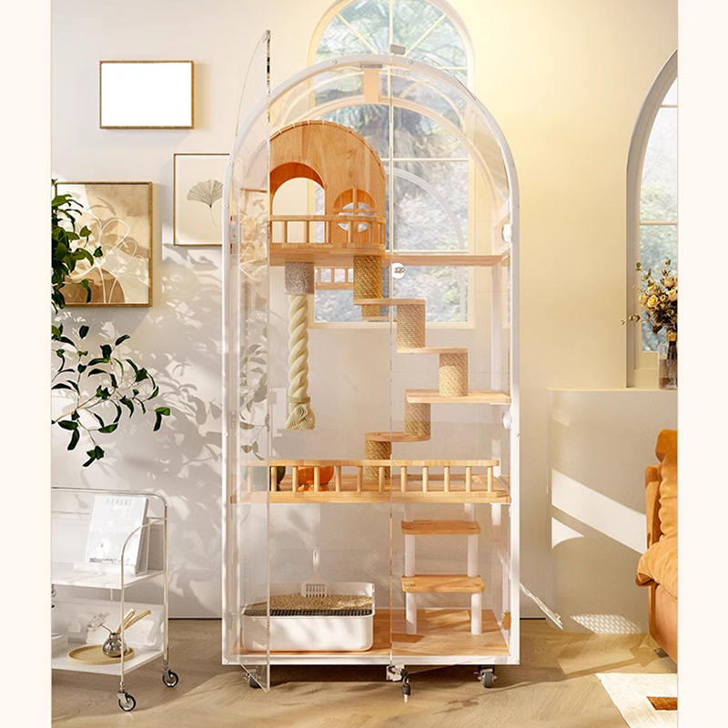 داخلي خشبي كات هاوس فندق بانورامي فيلا خزانة قفص القفص الصلبة قفص القفص داخلي خشبي كات هاوس فندق بانورامي فيلا خزانة قفص القفص الصلبة قفص القفص