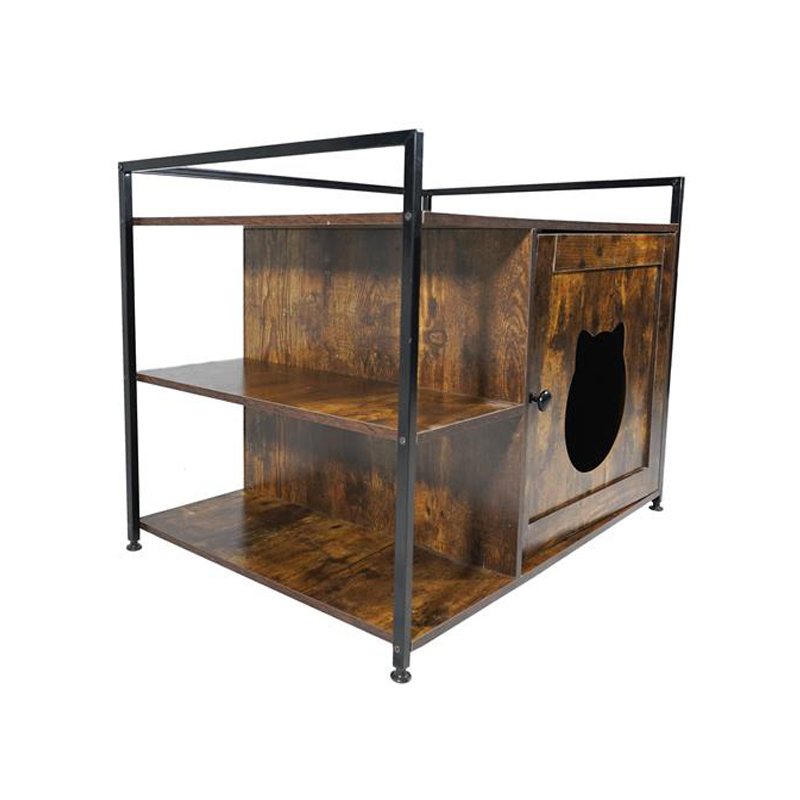 أسلوب الأثاث القطط قفص مع خزانة فضلات رف التخزين أسلوب الأثاث القطط قفص مع خزانة فضلات رف التخزين