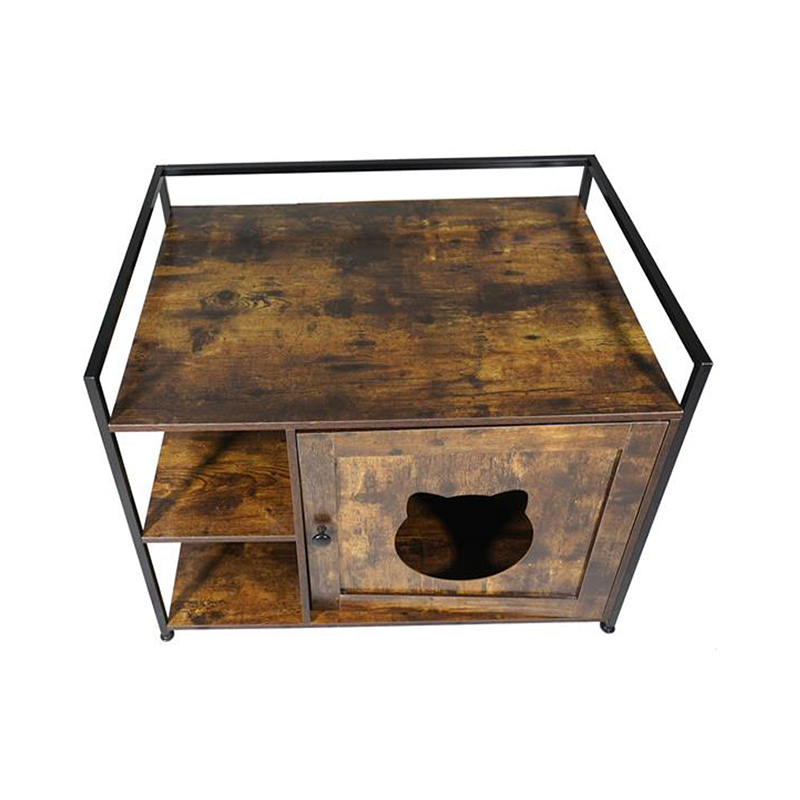 أسلوب الأثاث القطط قفص مع خزانة فضلات رف التخزين أسلوب الأثاث القطط قفص مع خزانة فضلات رف التخزين