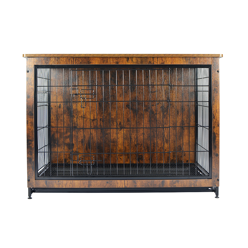 داخلي خشبي الأثاث على غرار القفص الكلب المعدني
