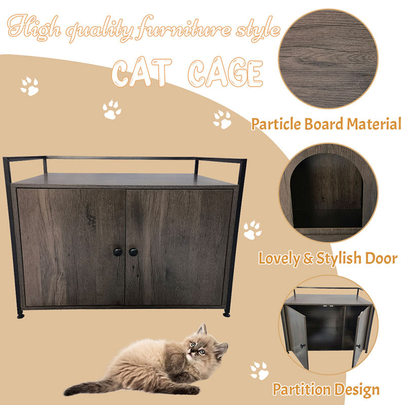 خزانة القمامة الداخلية مع طاولة جانبية للأثاث المقسم خزانة القمامة الداخلية مع طاولة جانبية للأثاث المقسم