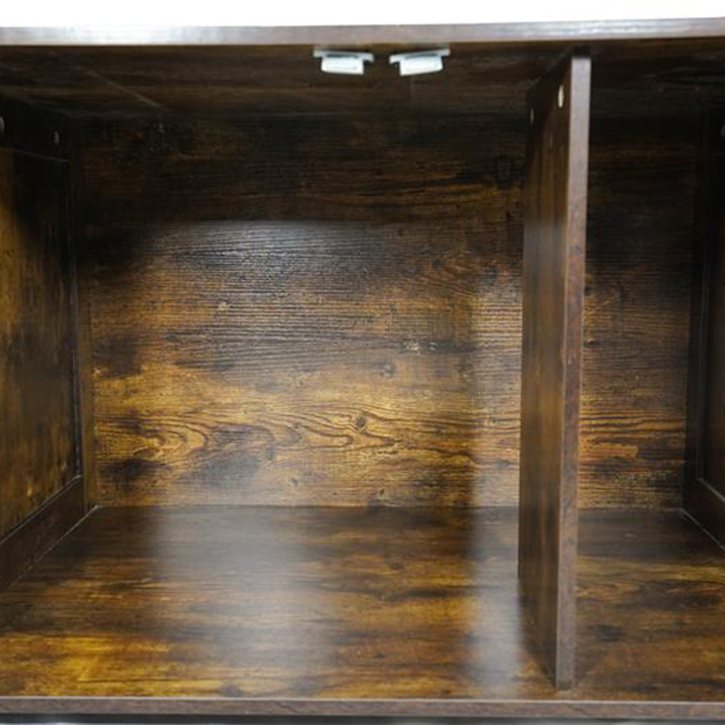 نمط الأثاث قطط القطط الجانبية خزانة القمامة مع مقسم نمط الأثاث قطط القطط الجانبية خزانة القمامة مع مقسم