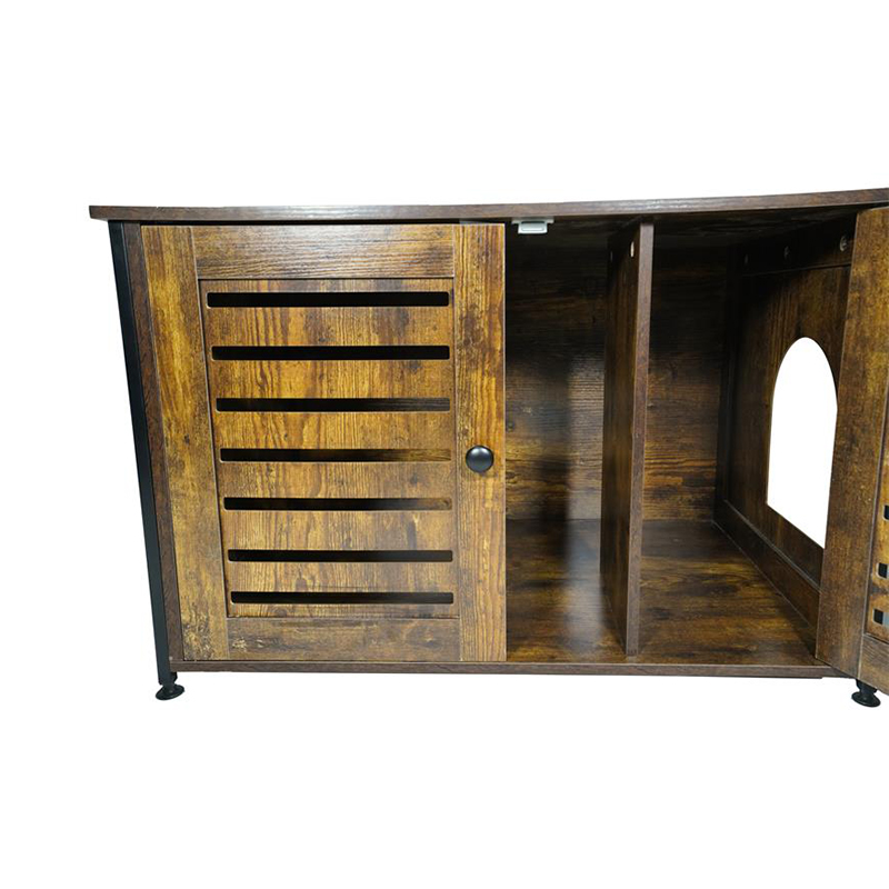 نمط الأثاث قطط القطط الجانبية خزانة القمامة مع مقسم نمط الأثاث قطط القطط الجانبية خزانة القمامة مع مقسم