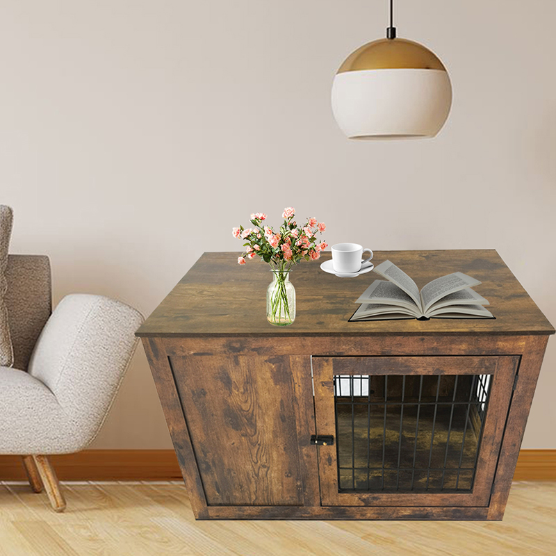 باب مزدوج الأثاث الخشبي الريفي على غرار القفص الكلب باب مزدوج الأثاث الخشبي الريفي على غرار القفص الكلب