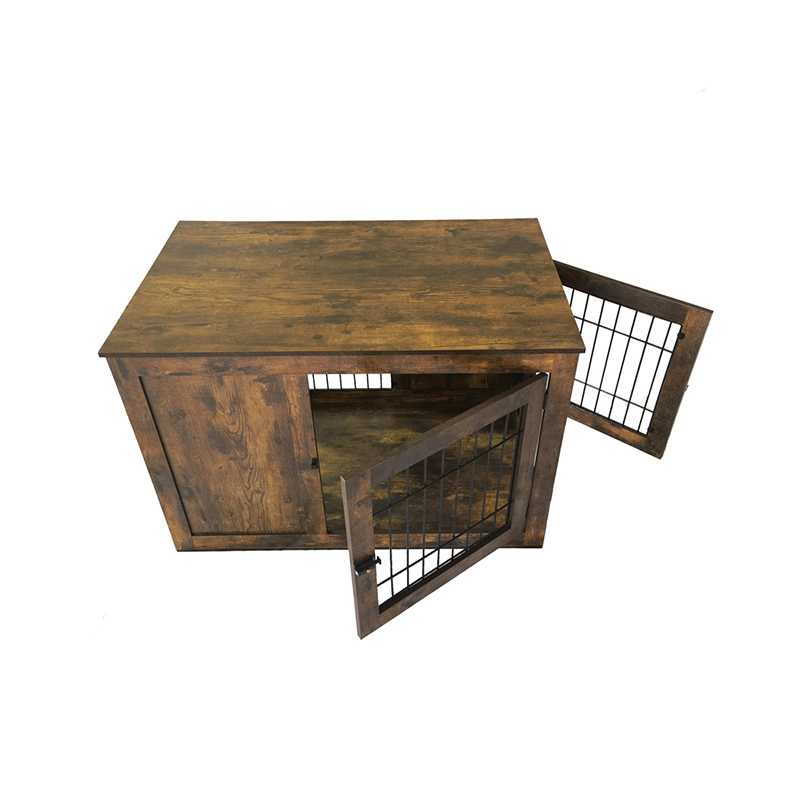 باب مزدوج الأثاث الخشبي الريفي على غرار القفص الكلب باب مزدوج الأثاث الخشبي الريفي على غرار القفص الكلب