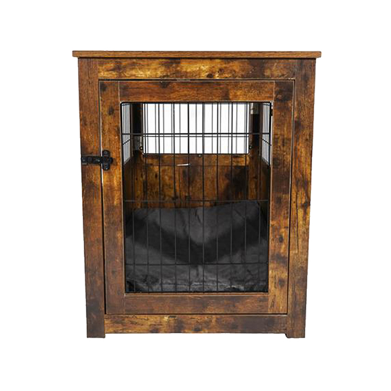 نمط الأثاث قفص كلب معدني خشبي للحيوانات الصغيرة نمط الأثاث قفص كلب معدني خشبي للحيوانات الصغيرة