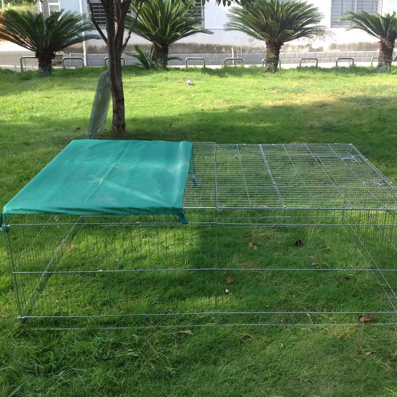 سلك قابل للطي في الهواء الطلق دولة الكلب المعدني مع الغطاء العلوي سلك قابل للطي في الهواء الطلق دولة الكلب المعدني مع الغطاء العلوي