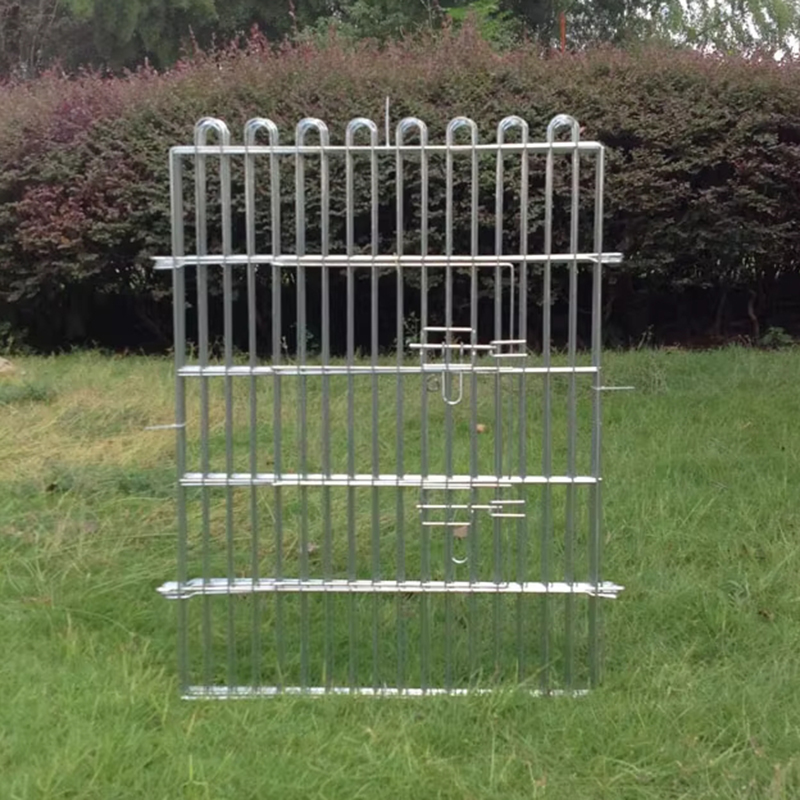 سلك قابل للطي في الهواء الطلق دولة الكلب المعدني مع الغطاء العلوي سلك قابل للطي في الهواء الطلق دولة الكلب المعدني مع الغطاء العلوي