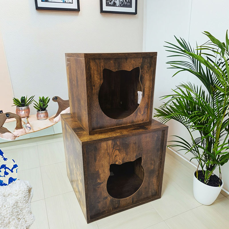 الخشب الجسيمات الأثاث الداخلي قطط القطط قفص الطاولة خزانة فضلات الخشب الجسيمات الأثاث الداخلي قطط القطط قفص الطاولة خزانة فضلات