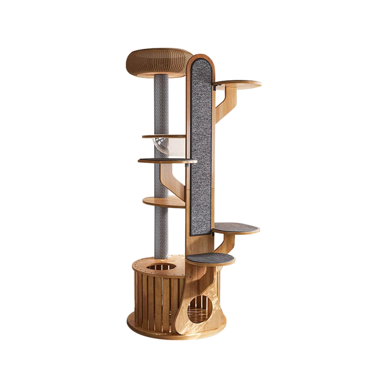 صبار شكل خشب تسلق الخشب شجرة القطة الصلبة مع كبسولة الفضاء صبار شكل خشب تسلق الخشب شجرة القطة الصلبة مع كبسولة الفضاء