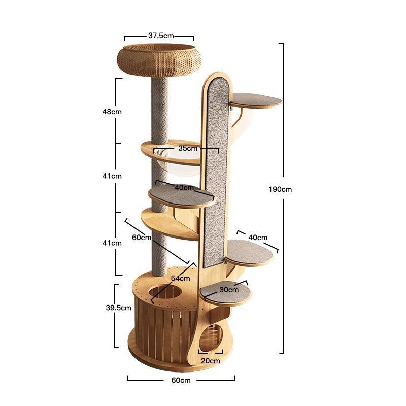 صبار شكل خشب تسلق الخشب شجرة القطة الصلبة مع كبسولة الفضاء صبار شكل خشب تسلق الخشب شجرة القطة الصلبة مع كبسولة الفضاء