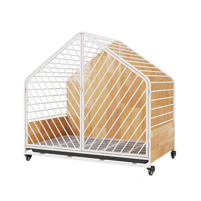 قفص الكلب الخشبي الكبير الخشبي